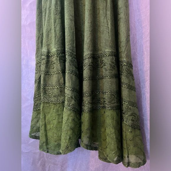 Dark Green Boutique Dress - Picture 5 of 15